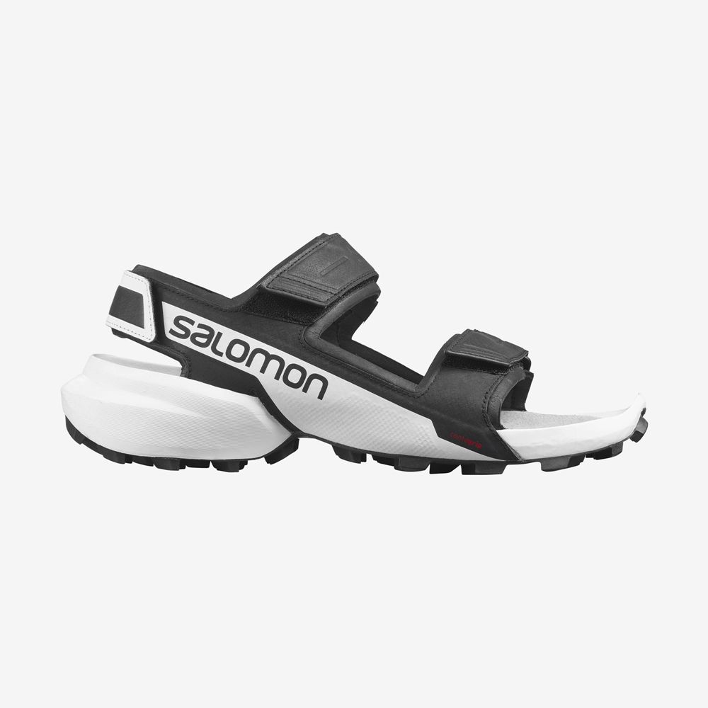 Sandalias Salomon Hombre Negras / Blancas - Salomon Argentina SPEEDCROSS ,376089-NDR